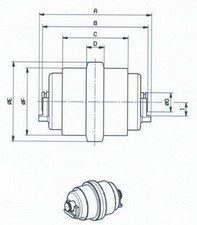 LAUFROLLE für Komatsu