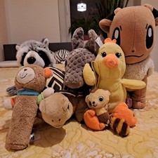 Kuscheltiere Set, 7 Teile