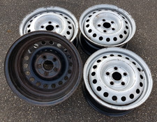 4xVW Stahlfelgen 6Jx15H2 5x112