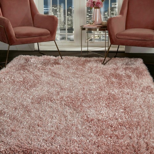 Blush pink shaggy - pink,