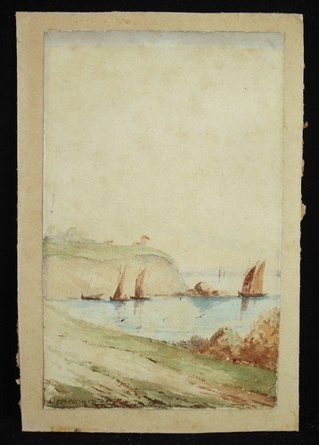 Zeichnung c1900 marine maler - c1900,
