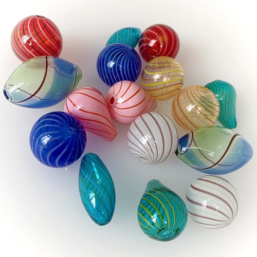 Hohlglasperlen lampwork - , |