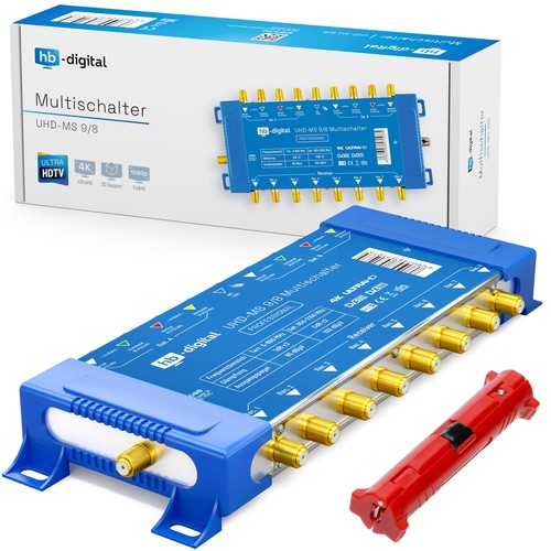 Sat multischalter hdtv - multischalter, 8