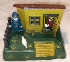 MECHANISCHE SPARDOSE AUS GUSSEISEN "UNCLE REMUS BANK 136"!!!!!!!!!!!!!!!!!!!!!