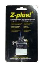 Z-Plus Gaseinsatz Nachfüllbar für Benzinfeuerzeuge, Gas Einsatz z.B. für Zippo