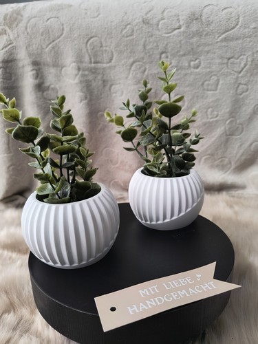 2er set deko vase weiß - deko,