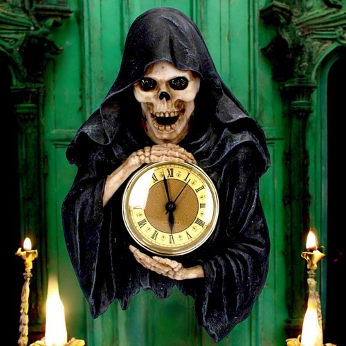 Sensenmann wanduhr figur - sensenmann,