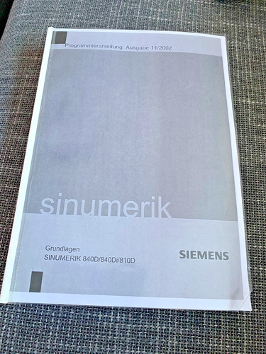 Programmieranleitung sinumerik - programmieranleitung,