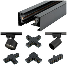 Schienensystem 1-Phasen 230V Schienenleuchte Spot Strahler Deckenleuchte GU10