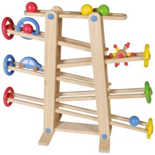 XXL Holz-Kugelbahn Rolli Happy