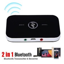 Bluetooth 5.0 Adapter Transmitter Empfänger Sender 2in1 Aux Audio TV Kopfhörer