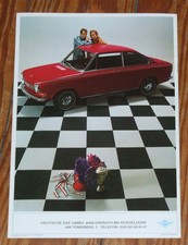 1968 DAF 55 Coupé Prospekt brochure n 33 44 66 Volvo