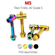 M5 Titan Schrauben Mit