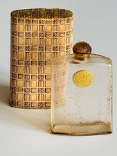 A suma,  Coty, flacon de parfum, 1915 von Lalique, mit Verpackung, Schachtel