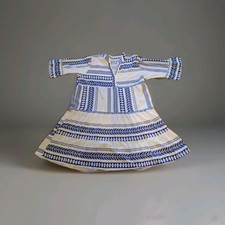 Tunikakleid  blau/weiss