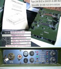 NiCd Ak Doppel Ladegerät Bodenseewerk Kreisel Battery Charger Gyrocompass MK12-4
