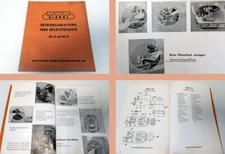 MWM KD 11 RL11 Kleindieselmotor Betriebsanleitung und Ersatzteilliste 1956