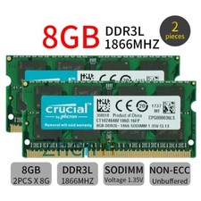 Crucial 16GB 2x 8GB DDR3L