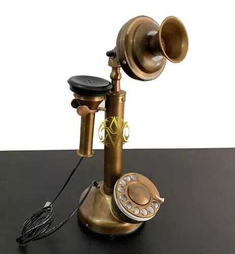 Antik messing festnetztelefon - antik,