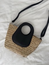 Korbtasche rattan stroh - rattan,