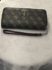 Geldbeutel Damen Guess Portmonee braun