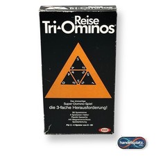 Reise Tri-Ominos - Arxon - Komplett - Triominos Reisespiel Taktik Strategie 1980
