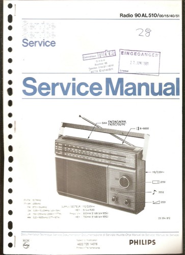 Philips service manual radio - service,