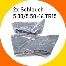 2x Schlauch 5.00-16/5.50-16 TR15 Luftschlauch für Traktor AS-Front Reifen
