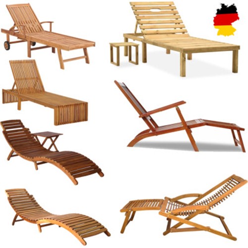 Holz sonnenliege gartenliege - holz,