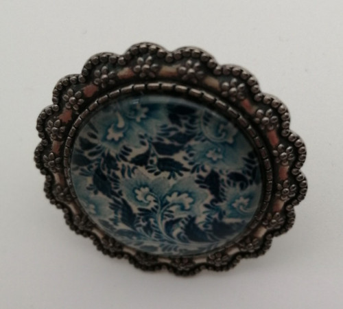 Klunker ring bronzefarben mit - bronzefarben,