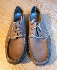 CAMEL Active Herren Leder Schuhe Mokassin "Imola" Slipper Braun Gr. 9,5 / 44