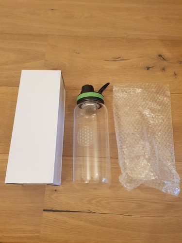Liter glasflasche edelstahl - 1,