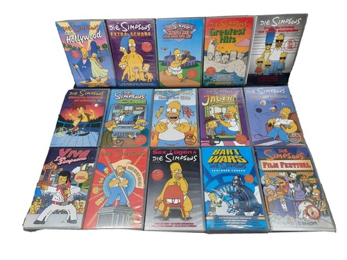15x vhs the simpsons - ⭐️15x, •the