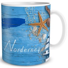 Kaffee Tasse Nordsee Insel Spruch Norderney Geschenk Souvenir Becher Meer Urlaub