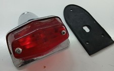 Motorrad Rücklicht mit Halter - Englische Motorräder-Oldtimer - E-Zeichen