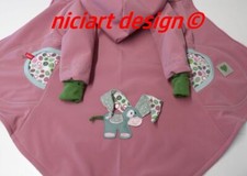 niciart design ♥ SOFTSHELLMANTEL SCHWALBENMANTEL ♥ KINDER SOFTSHELL JACKE ♥ESEL