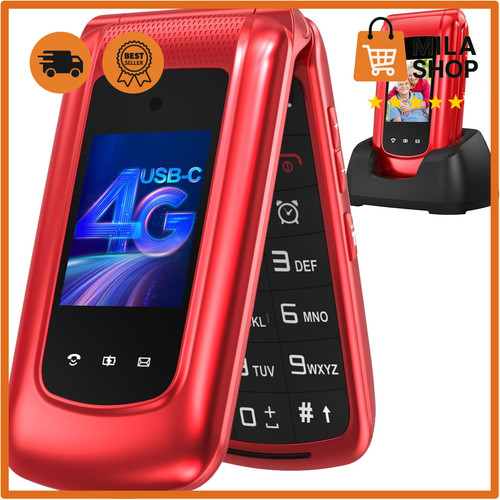 Klapphandy seniorenhandy - 4g,