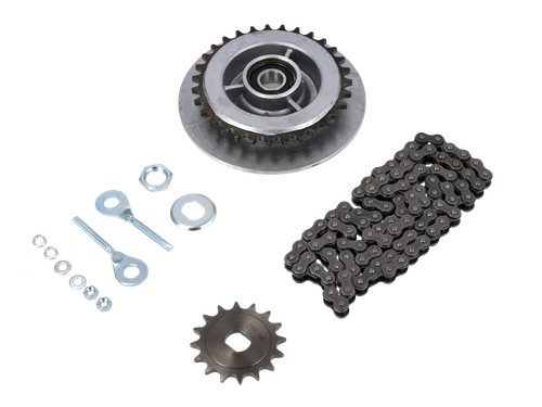 Kleines kettenradantrieb set - kleines, kettenradantrieb-set