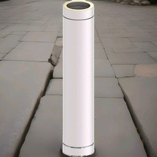 Edelstahlschornstein Schornstein doppelwandig Längenelement 1 Meter Ø 150 mm