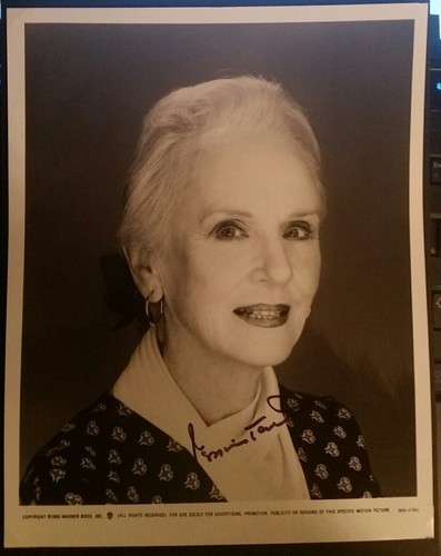 Jessica tandy autograph - jessica,