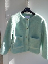 OPUS "Jupina", Teddyware, Damen, Kurzjacke, Gr. 42, lindgrün, neu, ungetragen