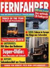 Zeitschrift Fernfahrer #2 von 1992 Iveco Eurocargo 80E18 Kings aus Schweden