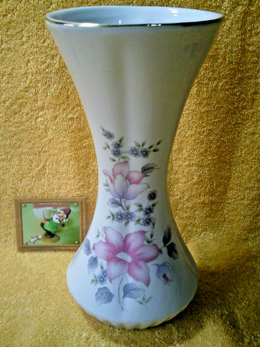 China blumenvase goldrand - blumenvase,