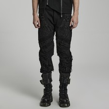 Punk rave jeans - hose,