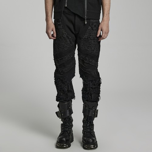 Punk rave jeans hose scars - rave,