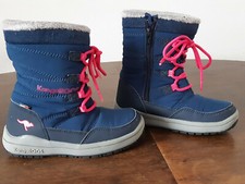 KangaRoos RoosTex Mädchen Stiefel Gr. 30, blau/pink, mollig, gebraucht