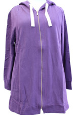 Sheego Damen Sweatjacke Lila