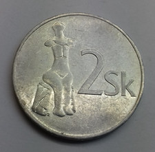Slowakei  2 Kronen, 1993 ##