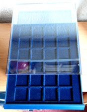 Kassetten-Schublade SAFE stapelbar 33x33mm a'24 Fächer für 24 Münzen