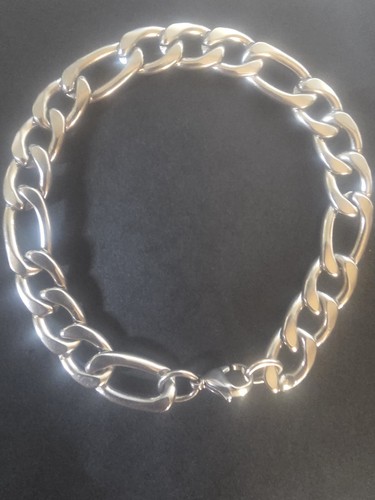 Edelstahl armband figaro - edelstahl,